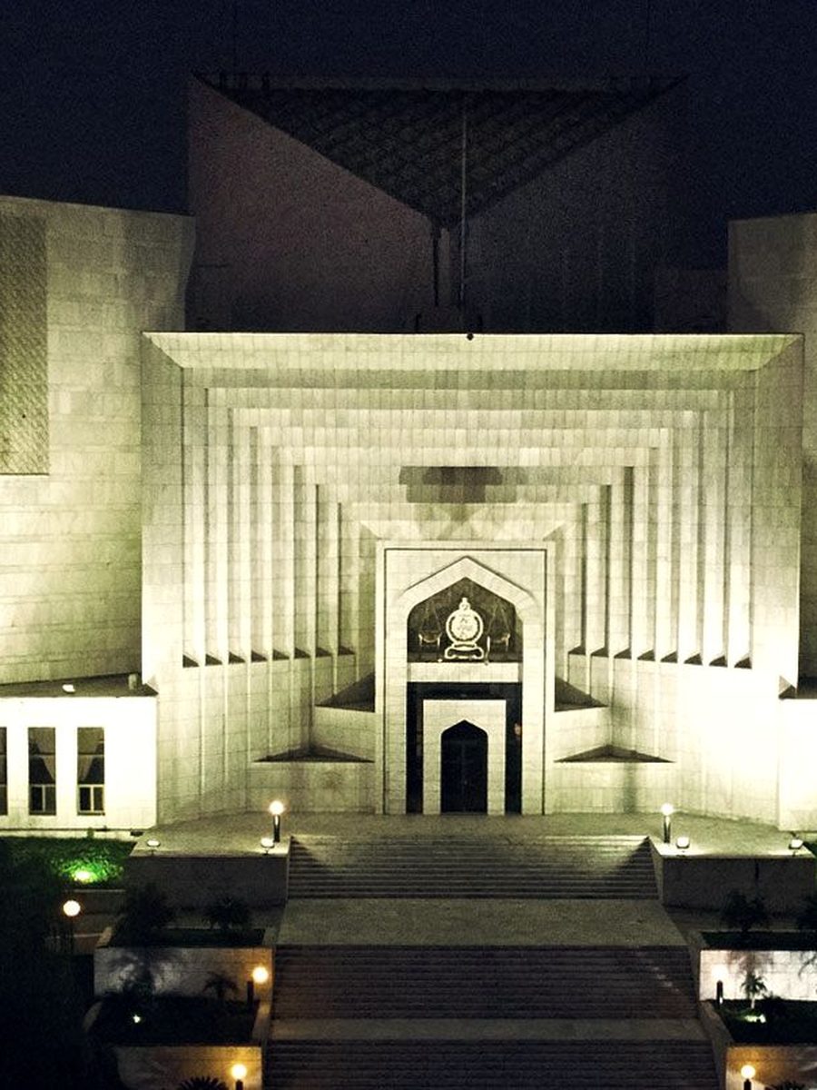 The Supreme Court of Pakistan, the court Advocate Akif Rasool is admitted to